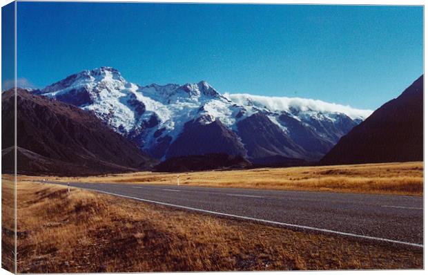 Mount Cook, South Island, New Zealand Canvas Print by Jay Huckins