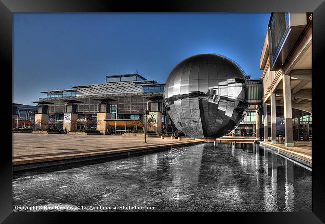 The Sphere @Bristol Framed Print by Rob Hawkins