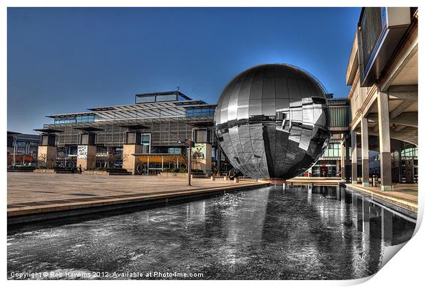 The Sphere @Bristol Print by Rob Hawkins