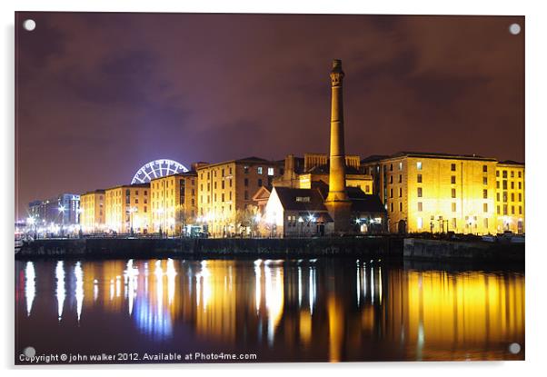 Liverpool Pumphouse Acrylic by john walker
