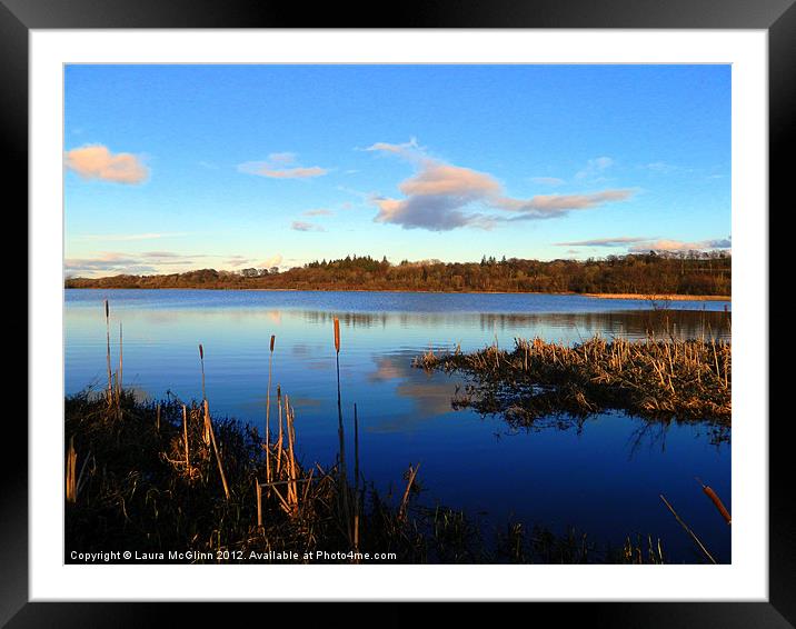 Dusk at the Aird Framed Mounted Print by Laura McGlinn Photog