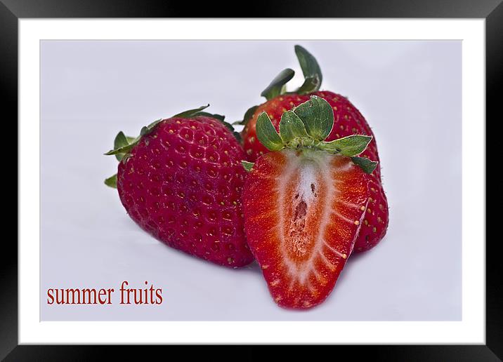 Summer fruits. Framed Mounted Print by paul cowles