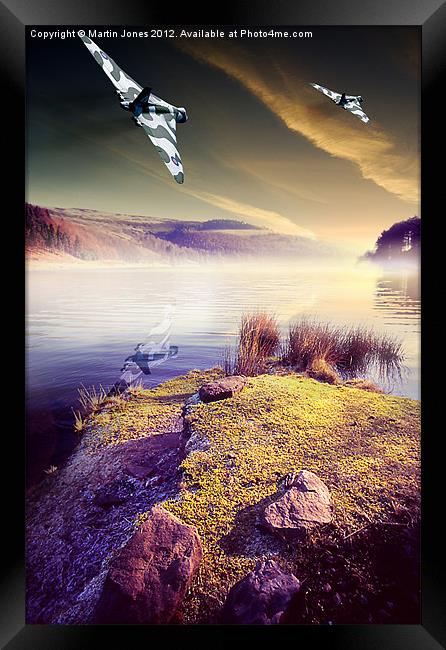 Vulcan Salute to the Past Framed Print by K7 Photography