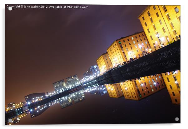 Albert Dock Liverpool Acrylic by john walker