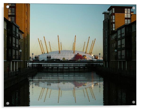 O2 arena reflections Acrylic by David French