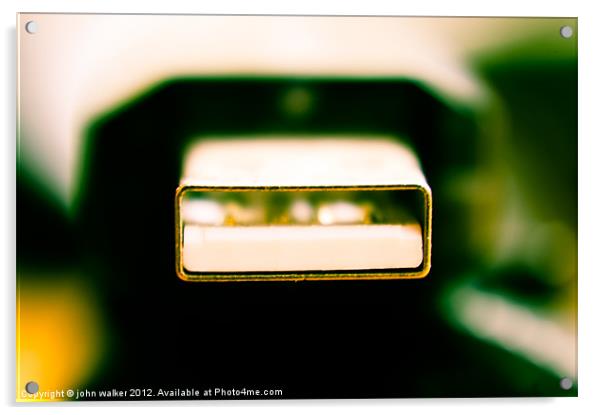 USB Drive Acrylic by john walker