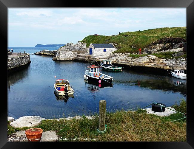 Ballintoy Harbour Framed Print by Raymond Spiers