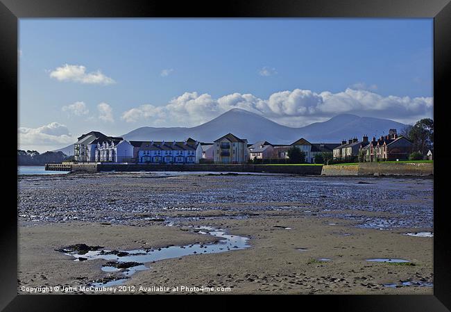 View From Dundrum Bay Framed Print by John McCoubrey