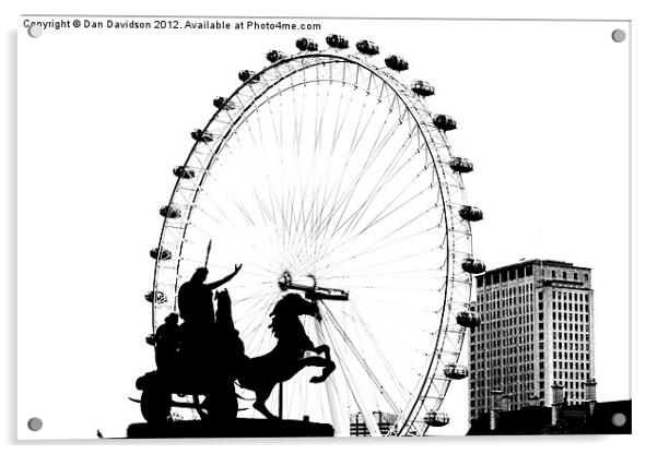 Boudicca London Acrylic by Dan Davidson