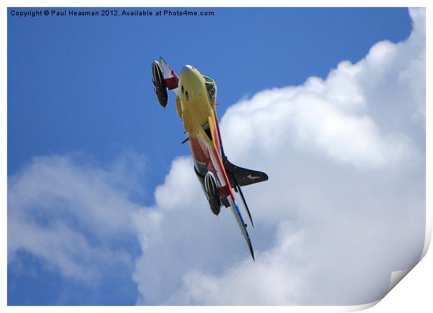 Colourful display plane Print by P H
