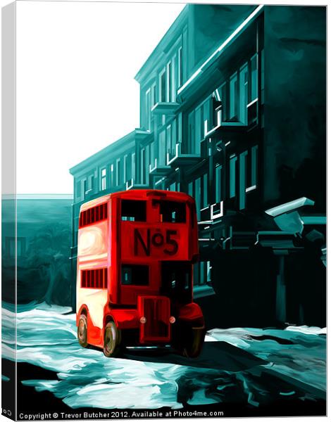 Old London Bus Canvas Print by Trevor Butcher