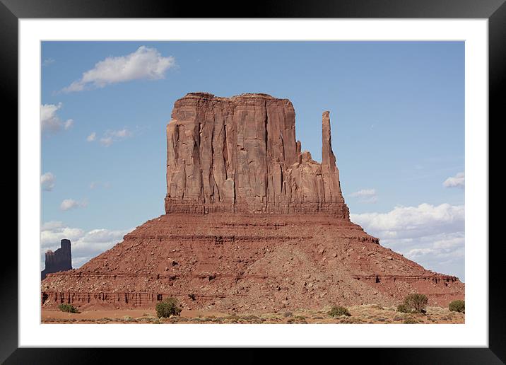 Monument Valley Mittens Framed Mounted Print by Julie Ormiston