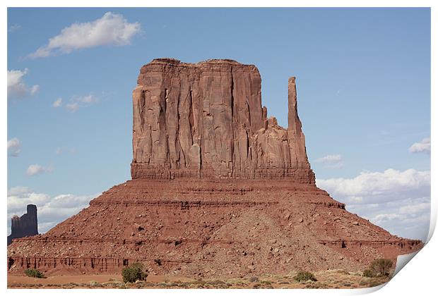 Monument Valley Mittens Print by Julie Ormiston