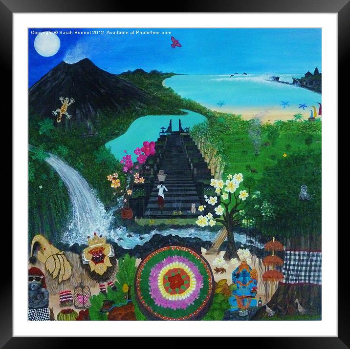 Bali Memories Framed Mounted Print by Sarah Bonnot