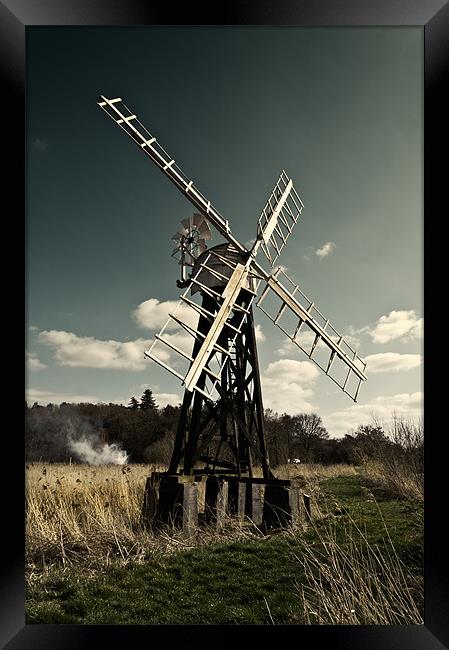 Boardman's Windmill, Post Mill, How Hill Framed Print by Stephen Mole