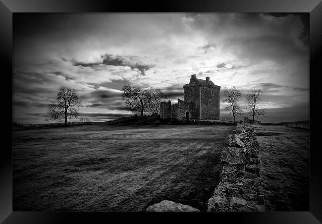 Balvaird Castle Framed Print by Kevin Dobie