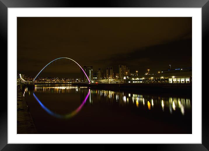 Rainbow Bridge Framed Mounted Print by Northeast Images