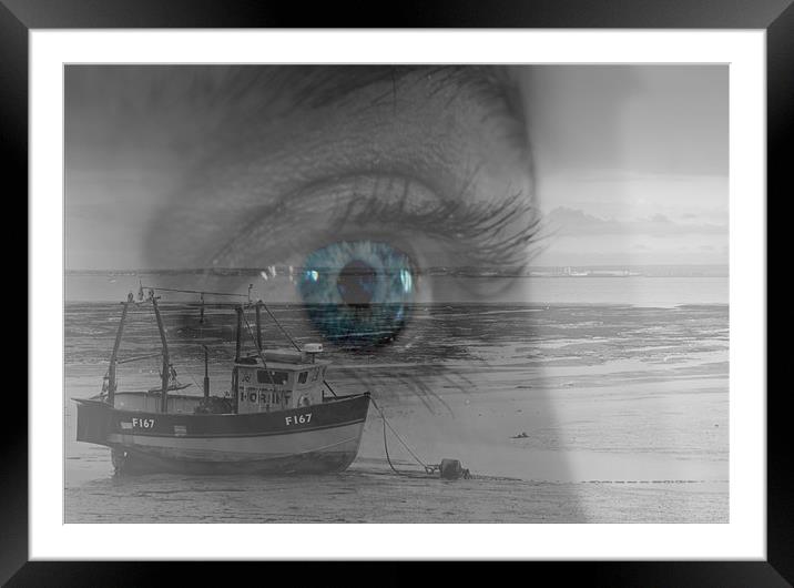 An Eye on the Thames Framed Mounted Print by Zechariah Richardson