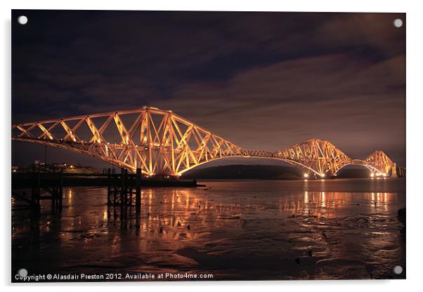 Forth Bridge Acrylic by Alasdair Preston