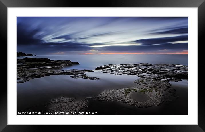 Bangalley Light Framed Mounted Print by Mark Lucey