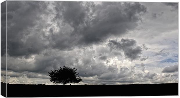 Storm across the Moors Canvas Print by Keith Barker