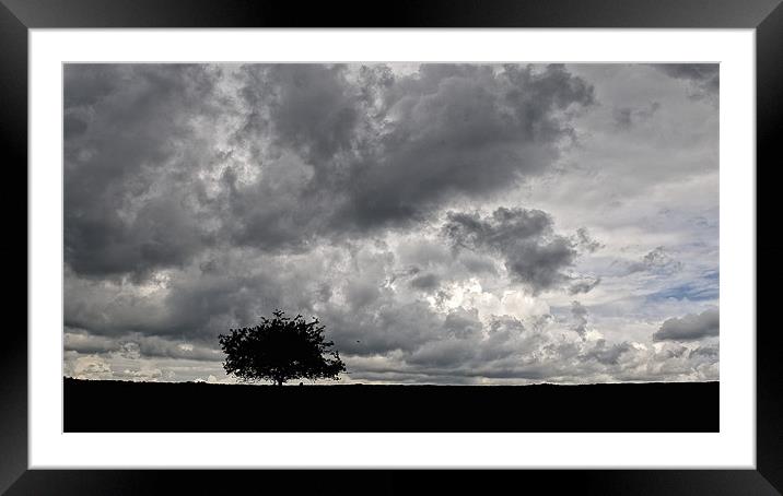 Storm across the Moors Framed Mounted Print by Keith Barker