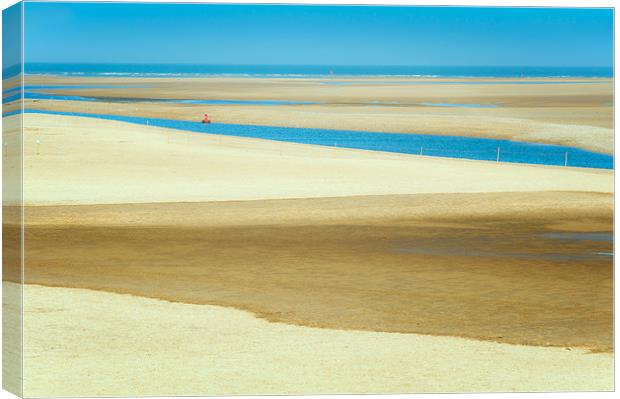 Sands of Wells Canvas Print by Stephen Mole