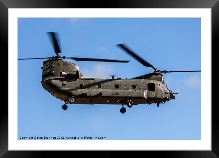 Chinook Framed Mounted Print by Oxon Images