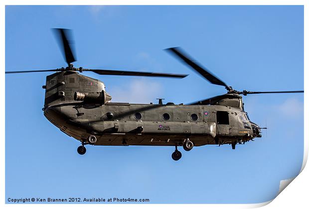 Chinook Print by Oxon Images