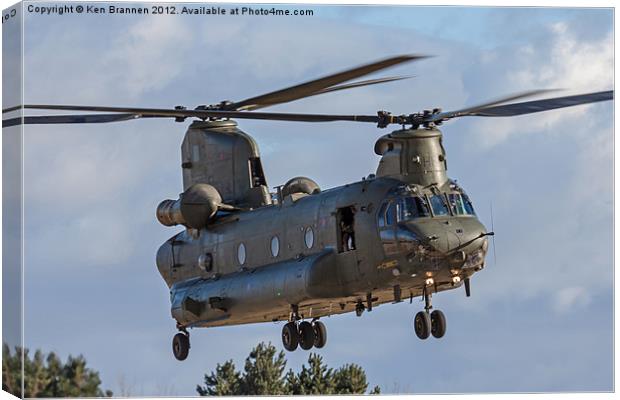 Chinook Canvas Print by Oxon Images