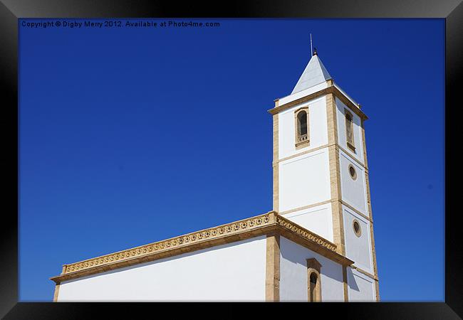 La Iglesia de las Salinas 1 Framed Print by Digby Merry