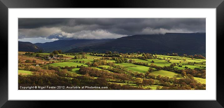 Duffryn Crawnon spring morning Framed Mounted Print by Creative Photography Wales