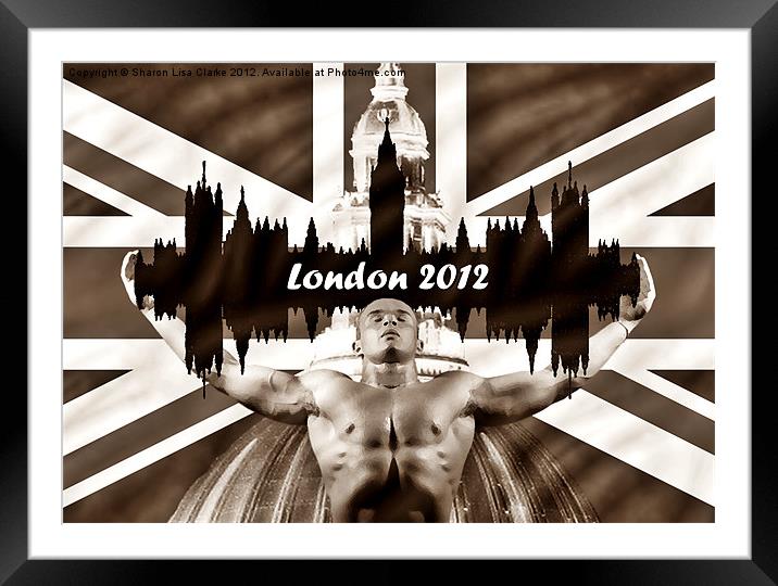 Olympics 2012 Framed Mounted Print by Sharon Lisa Clarke
