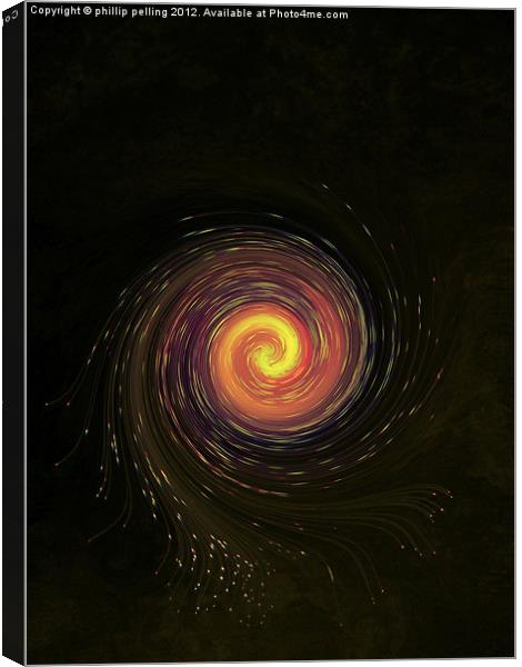 Worm Hole Canvas Print by camera man