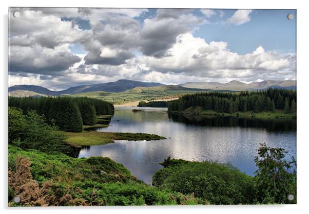 Loch Laggan, Scotland Acrylic by Sandi-Cockayne ADPS