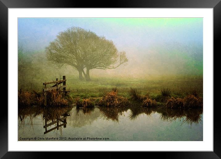 Misty Morning Glory Framed Mounted Print by Chris Manfield