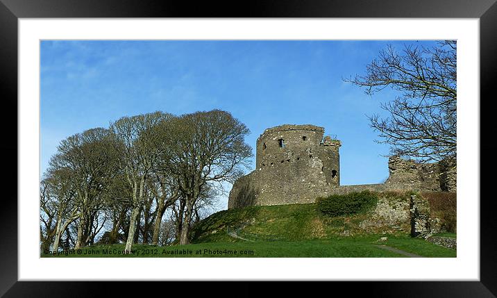 Dundrum Castle Framed Mounted Print by John McCoubrey