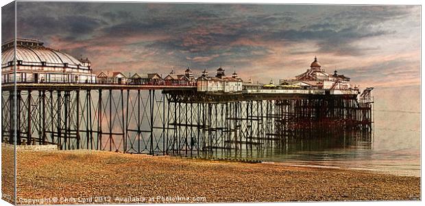 Eastbourne Pier Canvas Print by Chris Lord