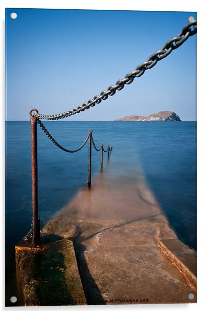 Path to Sea Acrylic by Keith Thorburn EFIAP/b