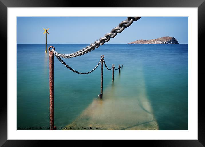 Path to Sea Framed Mounted Print by Keith Thorburn EFIAP/b