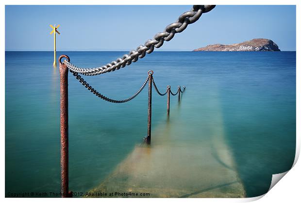 Path to Sea Print by Keith Thorburn EFIAP/b
