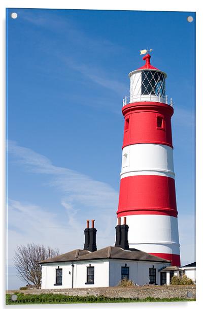 Majestic Happisburgh Lighthouse Acrylic by Digitalshot Photography