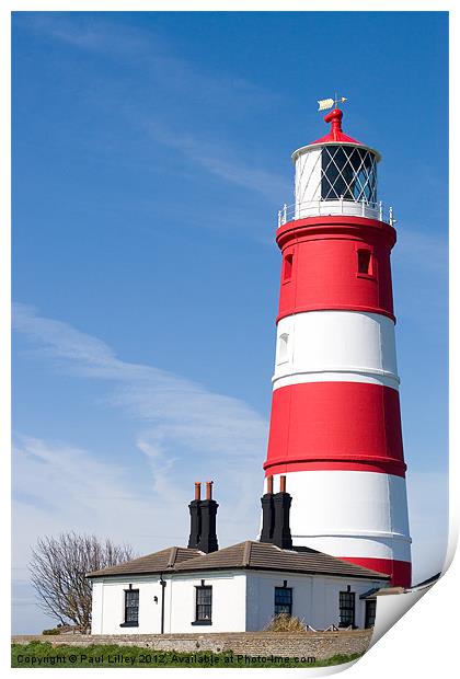 Majestic Happisburgh Lighthouse Print by Digitalshot Photography