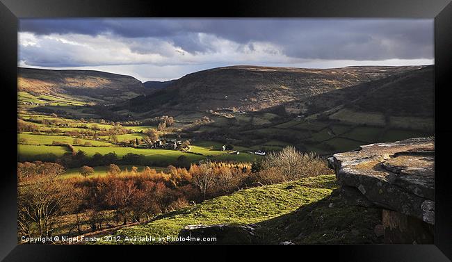 Llanthony Valley Framed Print by Creative Photography Wales