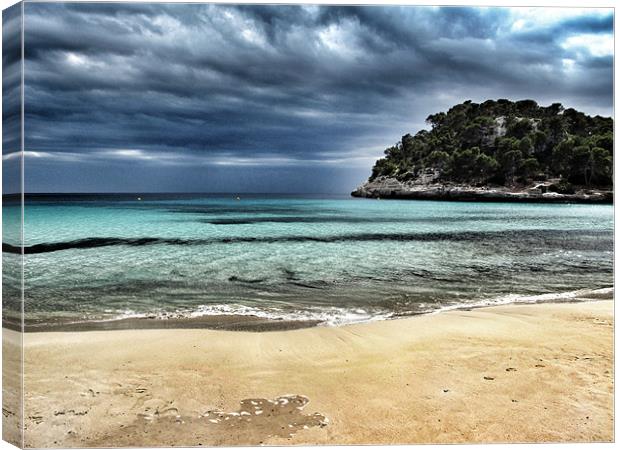 Cala Turqueta, Menorca Canvas Print by suzie Attaway