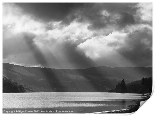 Brief Sunlight Print by Creative Photography Wales