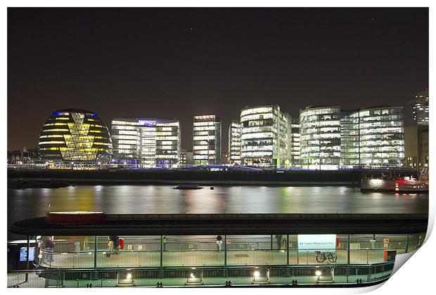 GLA Greater London Authority offices Print by David French