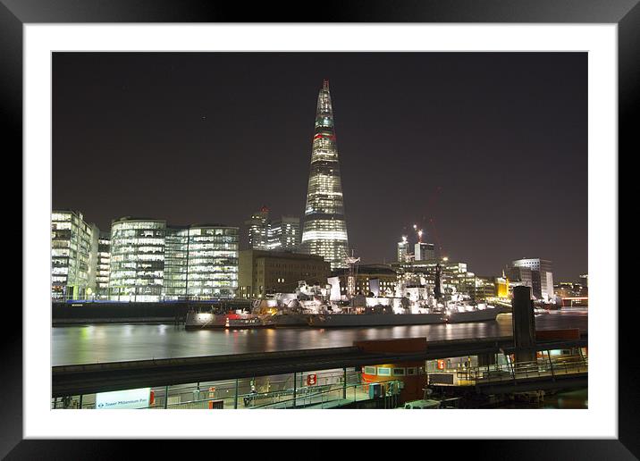 GLA Greater London Authority offices Framed Mounted Print by David French