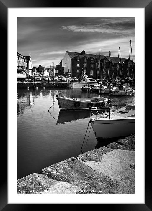 North Berwick Harbour Framed Mounted Print by Keith Thorburn EFIAP/b