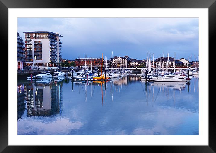 Ocean Village Southampton Framed Mounted Print by Chris Martin